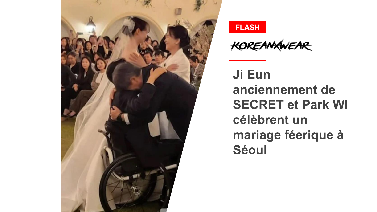 Ji Eun und Park Wi von SECRET feiern eine magische Hochzeit in Seoul