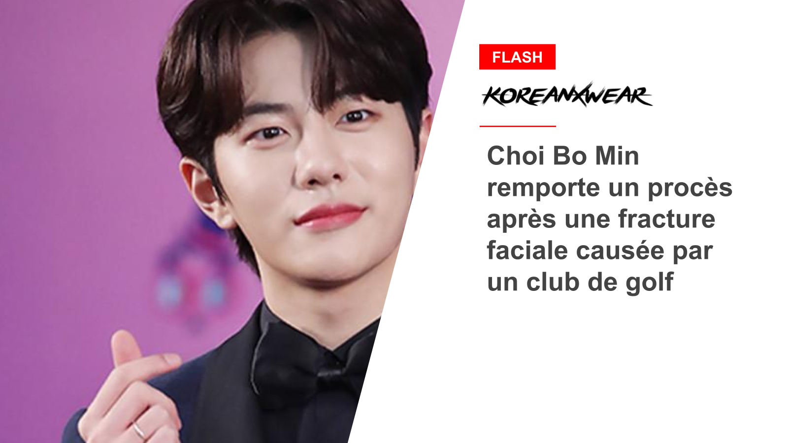 Choi Bo Min gewinnt Klage nach Gesichtsfraktur durch Golfschläger