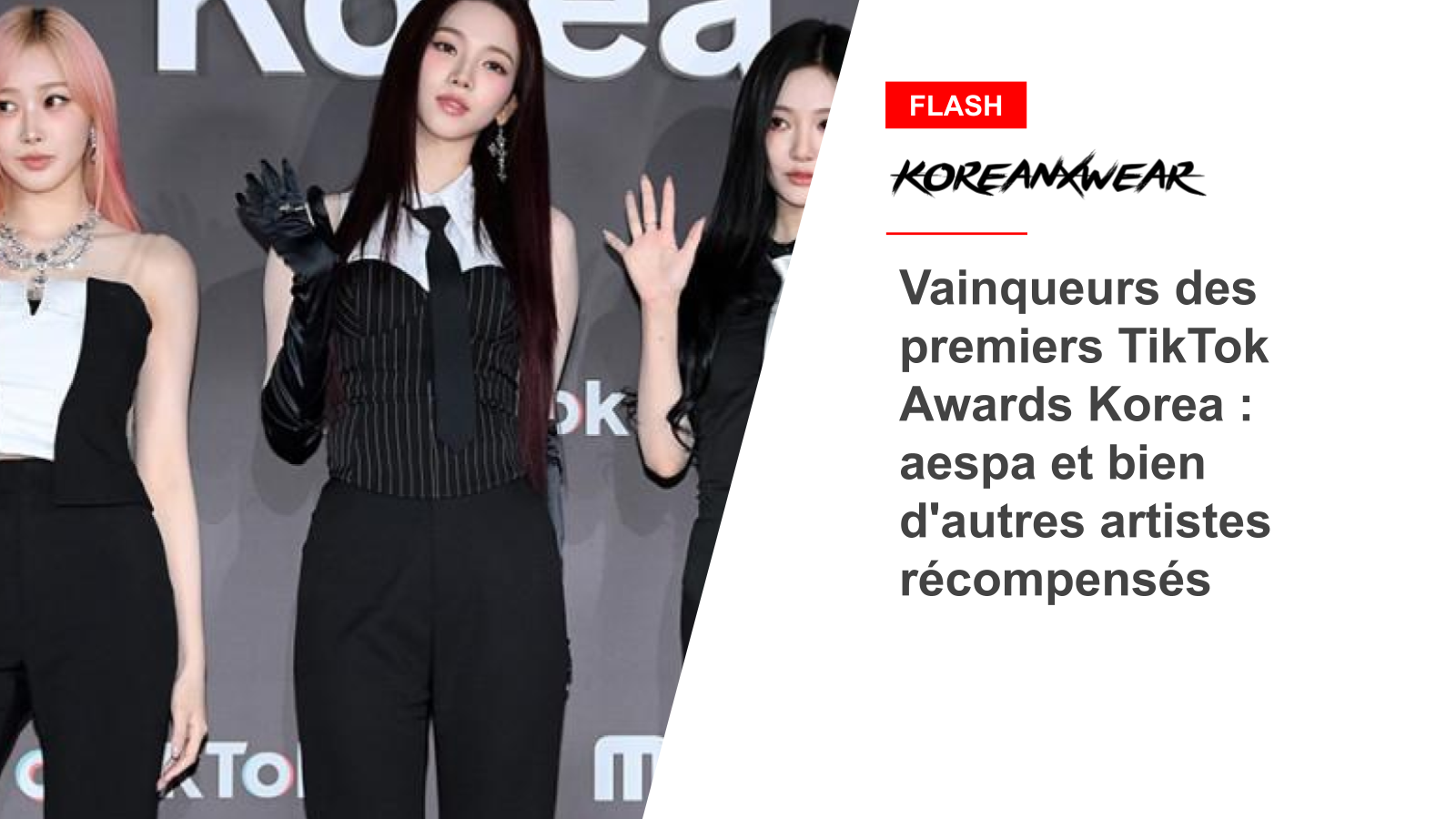 Gewinner der ersten TikTok Awards Korea: aespa und viele andere Künstler ausgezeichnet