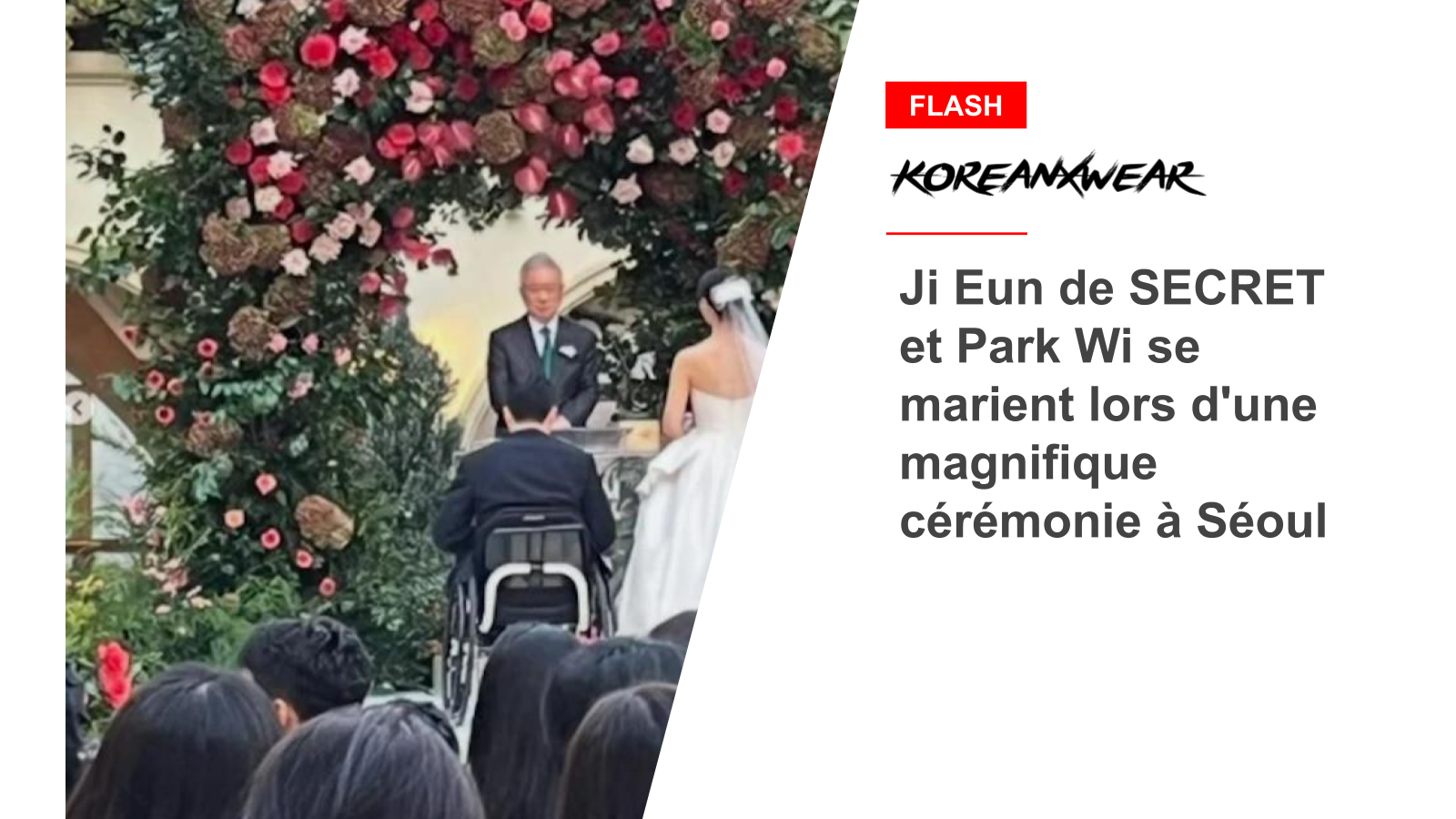 Ji Eun und Park Wi von SECRET heiraten in einer wunderschönen Zeremonie in Seoul