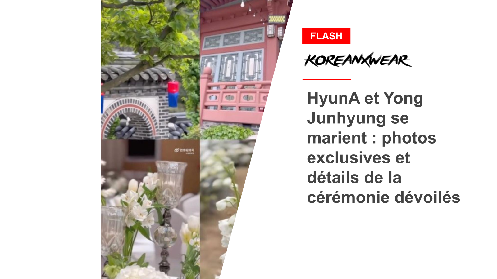 HyunA und Yong Junhyung heiraten: Exklusive Fotos und Details zur Zeremonie enthüllt