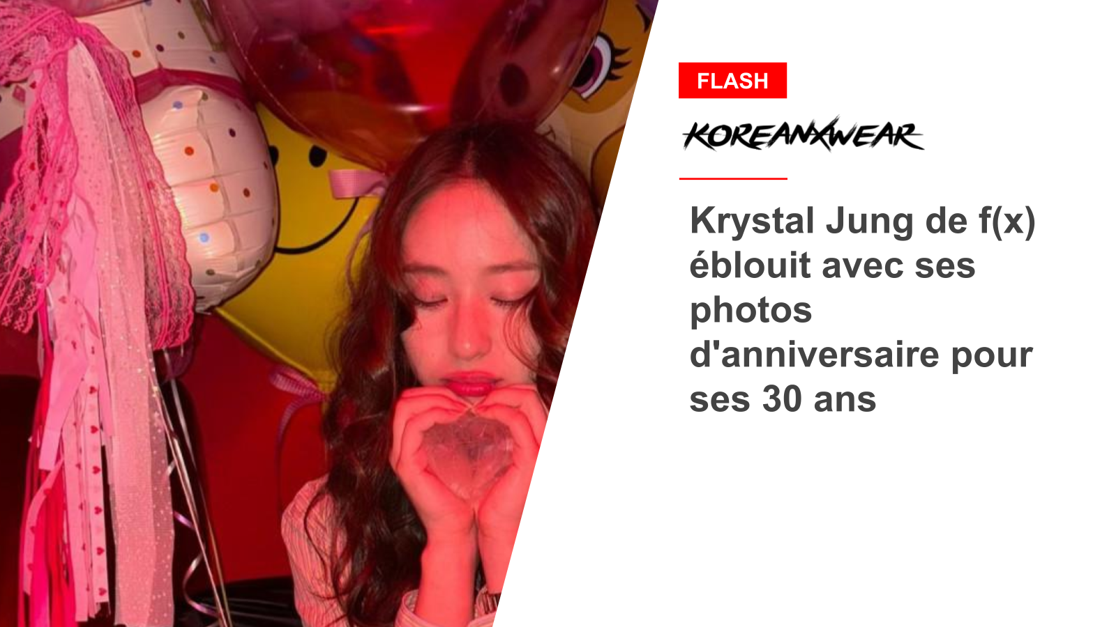 Krystal Jung von f(x) begeistert mit ihren Fotos zum 30. Geburtstag