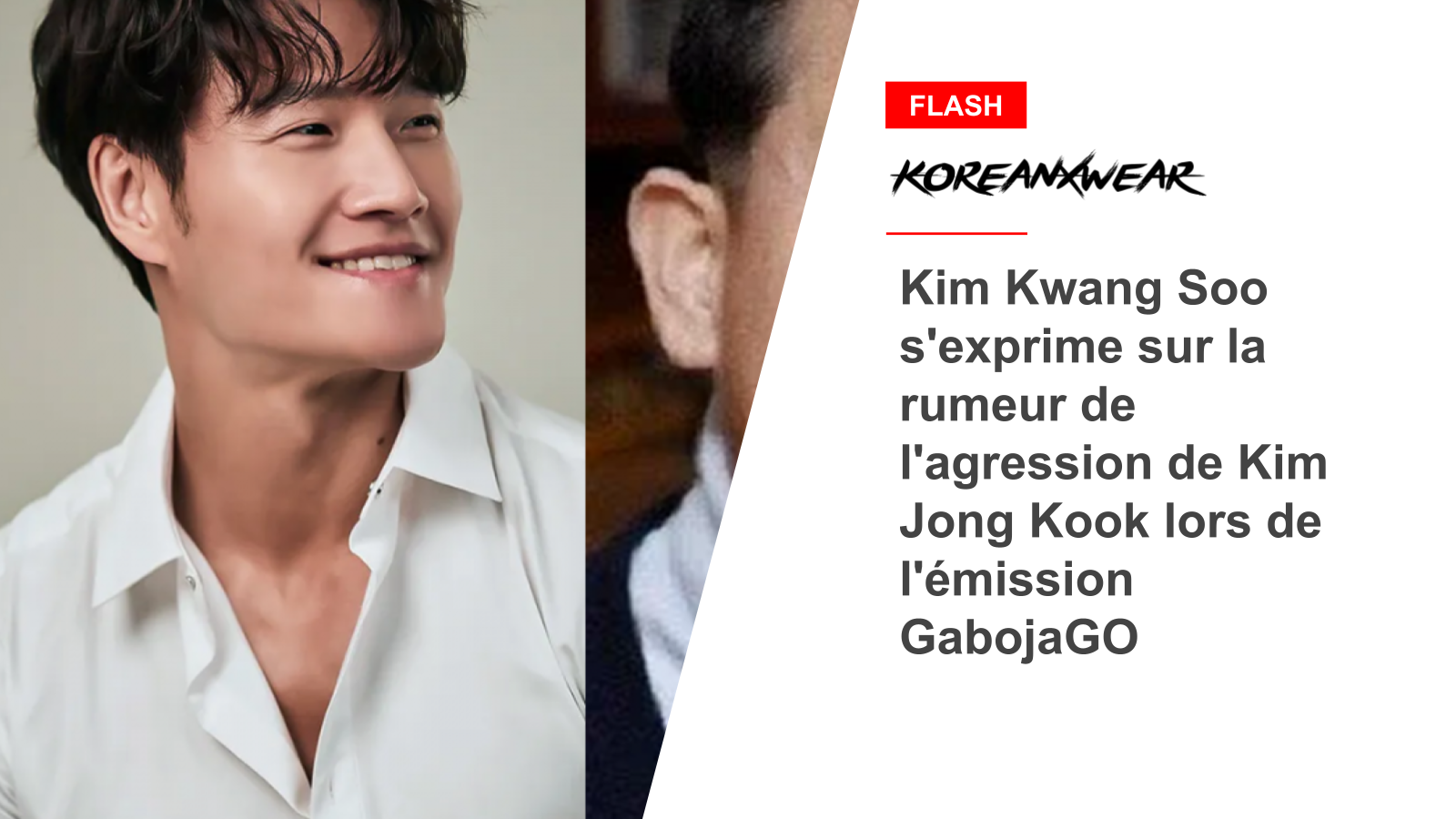 Kim Kwang Soo äußert sich zu Kim Jong Kooks Angriffsgerücht auf GabojaGO