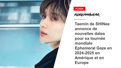 SHINees Taemin gibt neue Termine für seine Ephemeral Gaze World Tour 2024–2025 in Amerika und Europa bekannt 