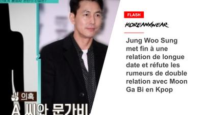 Jung Woo Sung beendet langjährige Beziehung und widerlegt Doppelbeziehungsgerüchte mit Moon Ga Bi in Kpop 