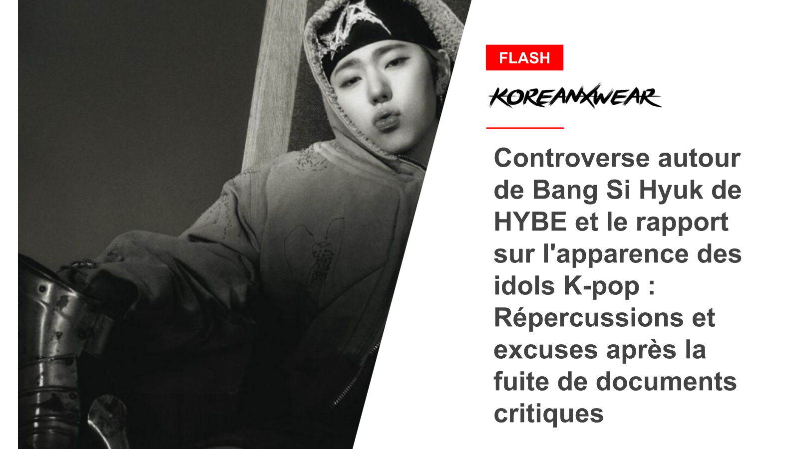 Controverse autour de Bang Si Hyuk de HYBE et le rapport sur l'apparence des idols K-pop : Répercussions et excuses après la fuite de documents critiques