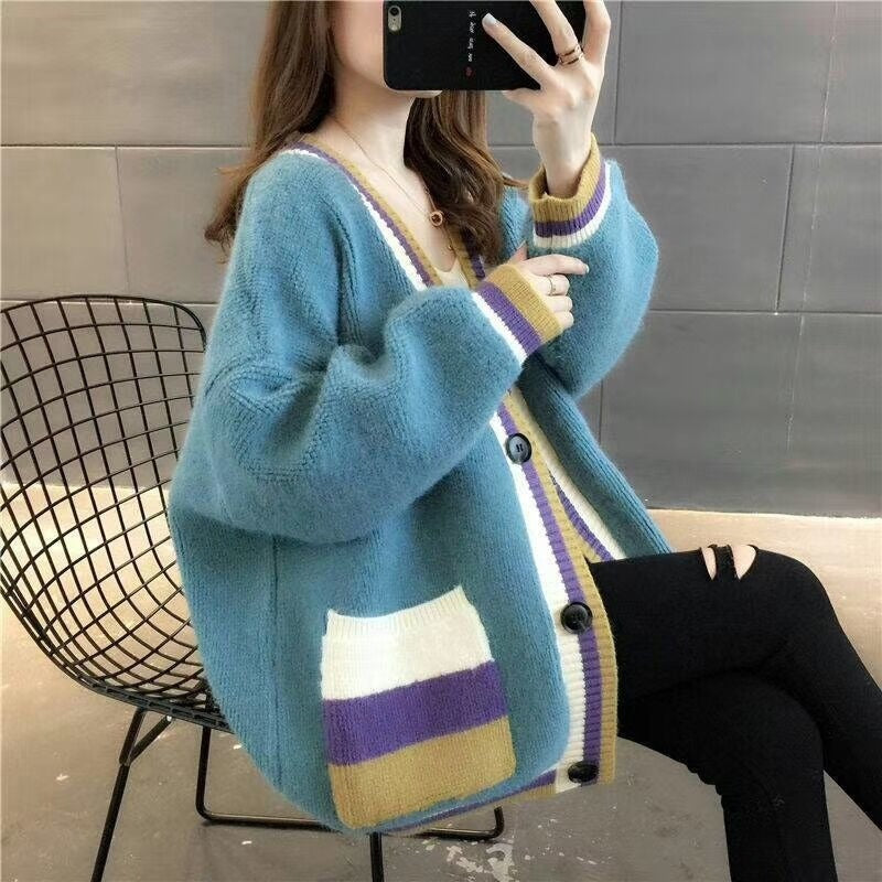 Koreanischer Strickpullover für Damen