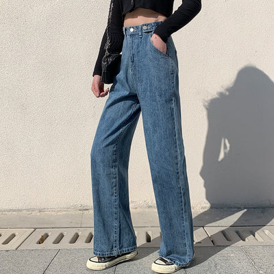 Jeans Ample Bleu Vintage