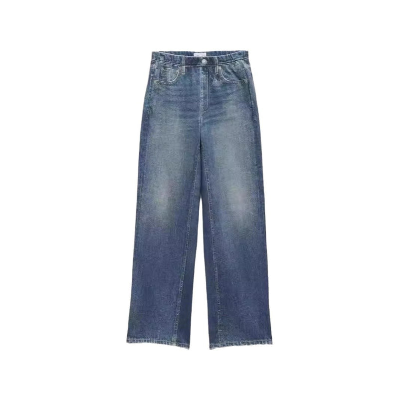 Koreanische weite Jeans für Damen