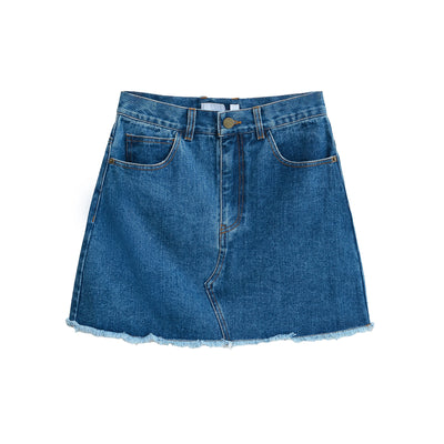 Jupe Courte Denim Coréenne Femme