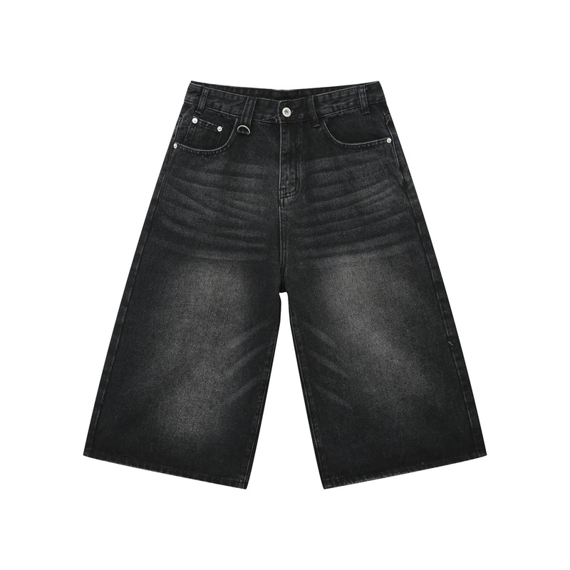 Lockere koreanische Jeansshorts