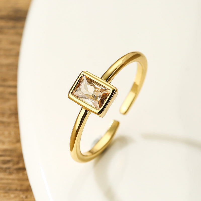 Koreanischer minimalistischer Ring