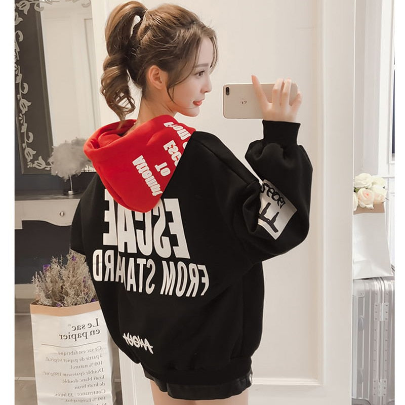 Koreanischer Damen-Hoodie