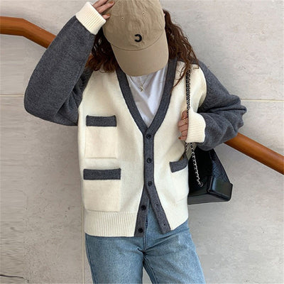 Koreanischer Retro-Cardigan