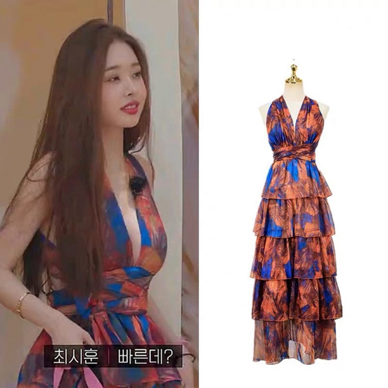 Langes Sommerkleid Song Jia