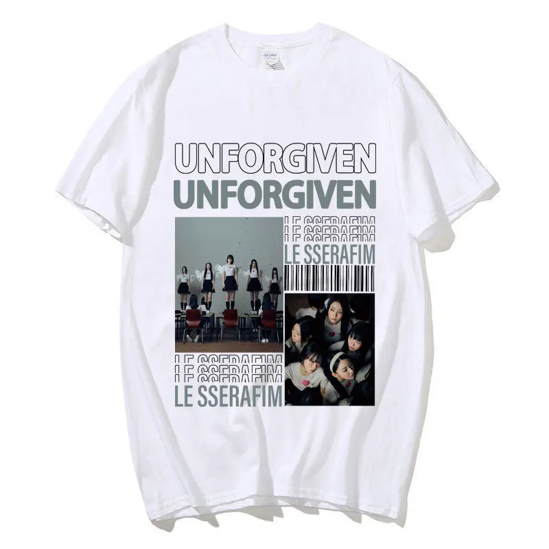 „UNFORGIVEN“ T-Shirt LE SSERAFIM