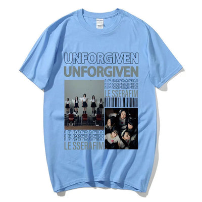 „UNFORGIVEN“ T-Shirt LE SSERAFIM