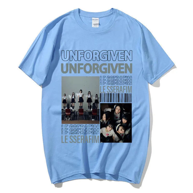 „UNFORGIVEN“ T-Shirt LE SSERAFIM