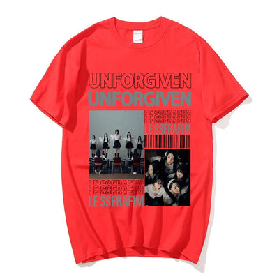 „UNFORGIVEN“ T-Shirt LE SSERAFIM