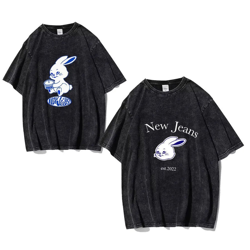 Vintage Harajuku T-Shirt NewJeans