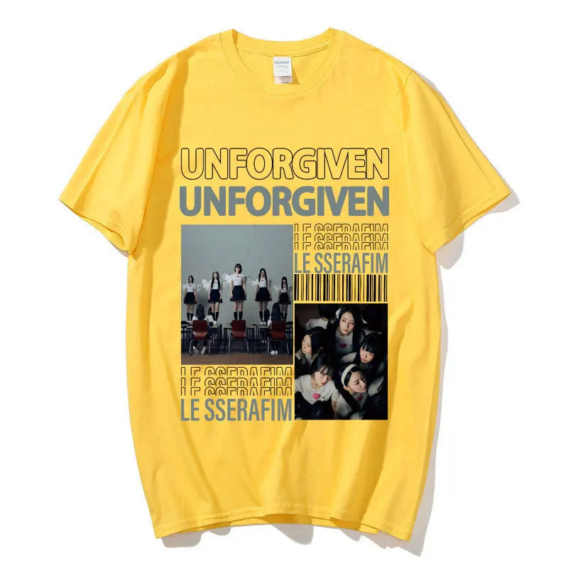 „UNFORGIVEN“ T-Shirt LE SSERAFIM