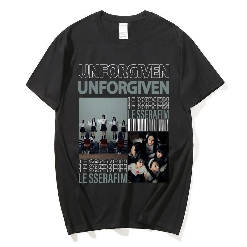 „UNFORGIVEN“ T-Shirt LE SSERAFIM