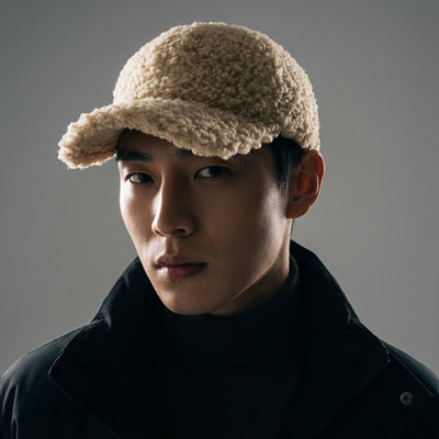 Casquette baseball femme Coréenne douce et chaude pour l'hiver. Disponible en marron, kaki, beige, rose et noir.