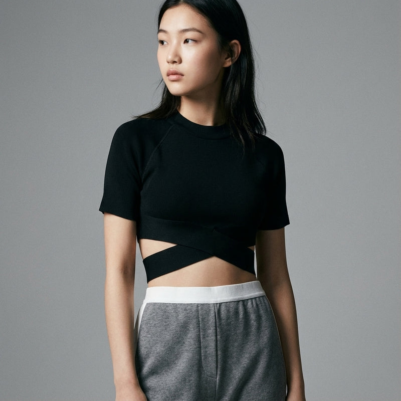 Mannequin teen - Crop Top Blackpink - Noir / S