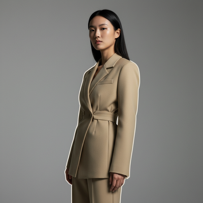 Veste Cintrée Coréenne Femme