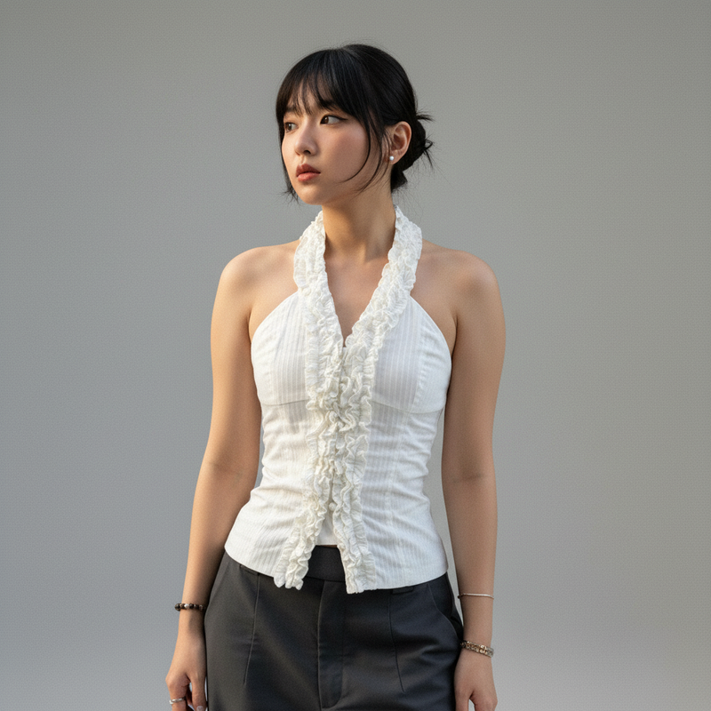 Koreanisches Damen-Camisole-Cardigan