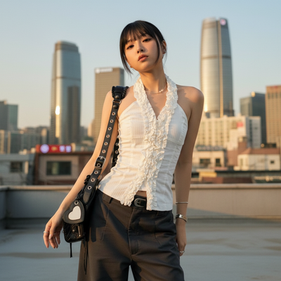 Koreanisches Damen-Camisole-Cardigan