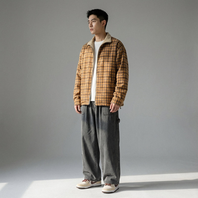 Jeans droit homme coupe ample et large - Mode Coréenne Streetwear Koreanxwear - Taille M