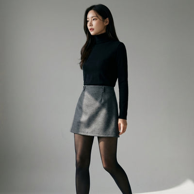 Jupe courte moulante femme noire - Mode Coréenne Koreanxwear - Taille M