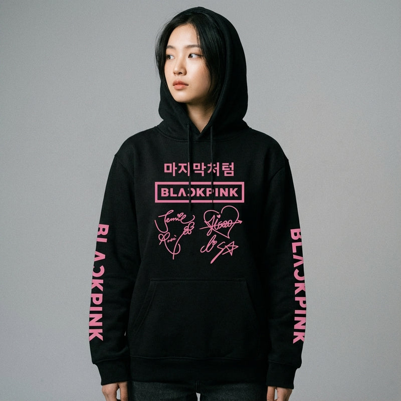 Mannequin teen - Sweat Blackpink Autographes - Noir / XS