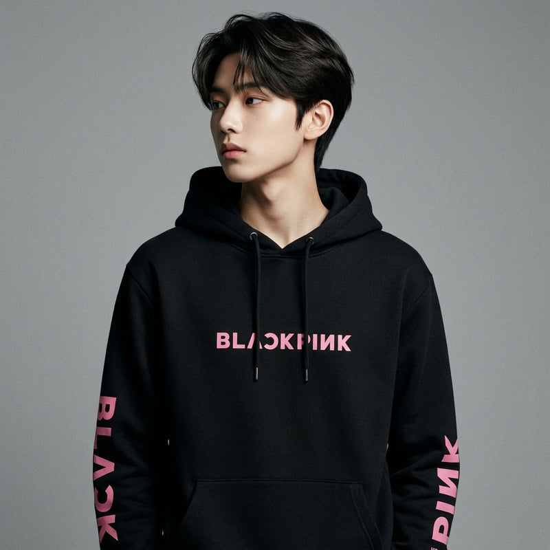 Mannequin teen - Sweat Blackpink PINK - Noir / XS