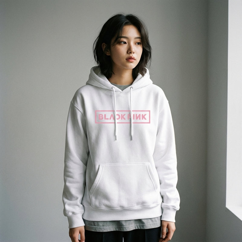 Mannequin teen - Sweat Blackpink Rose - Blanc / XS