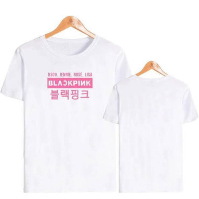 T Shirt Blackpink Coréen blanc