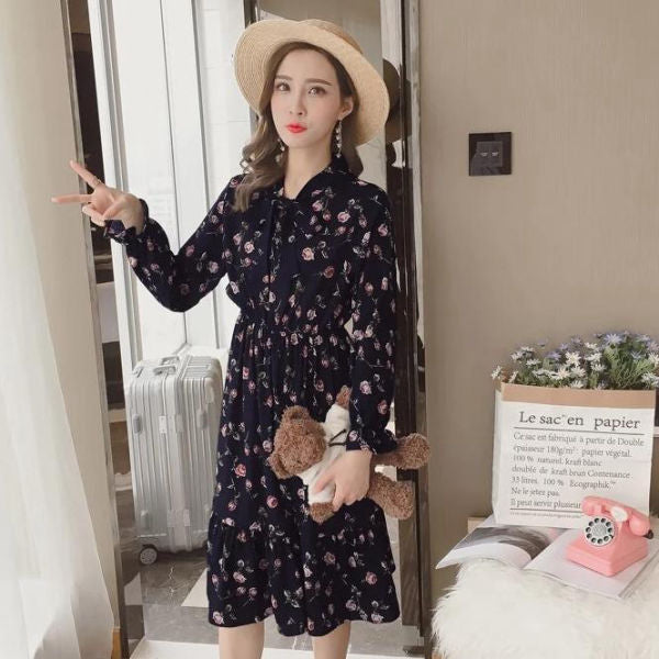 Robe à Fleurs Coréenne