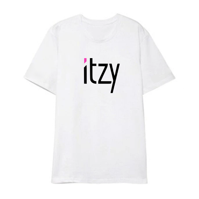 T Shirt Itzy Rose blanc