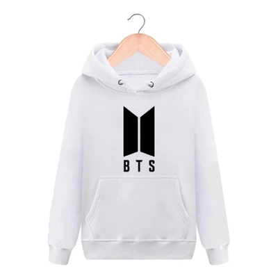 Sweat BTS Logo blanc