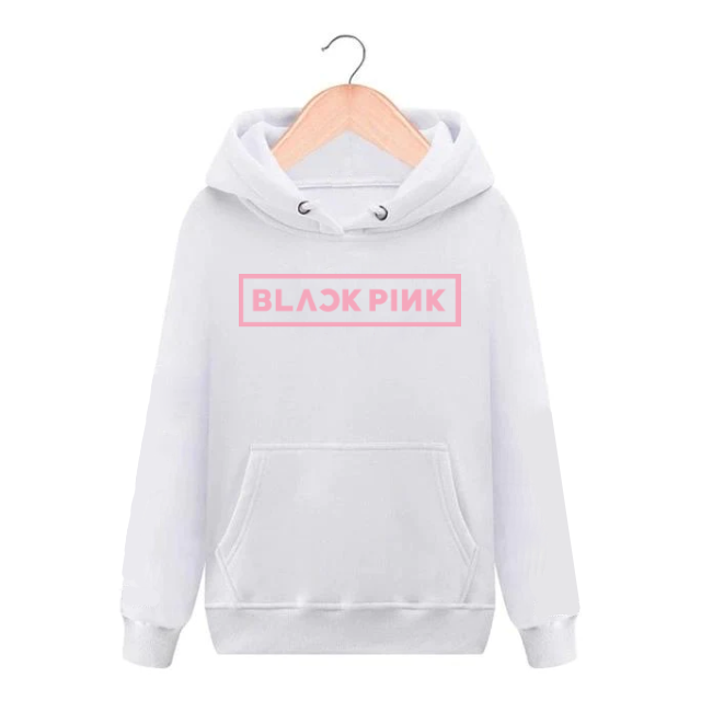 Sweat Blackpink Rose blanc