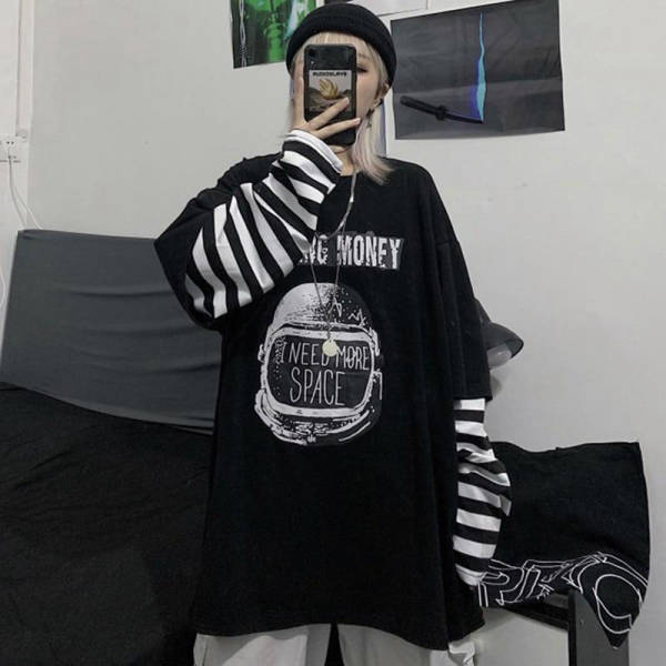 T Shirt Coréen Rocking Money