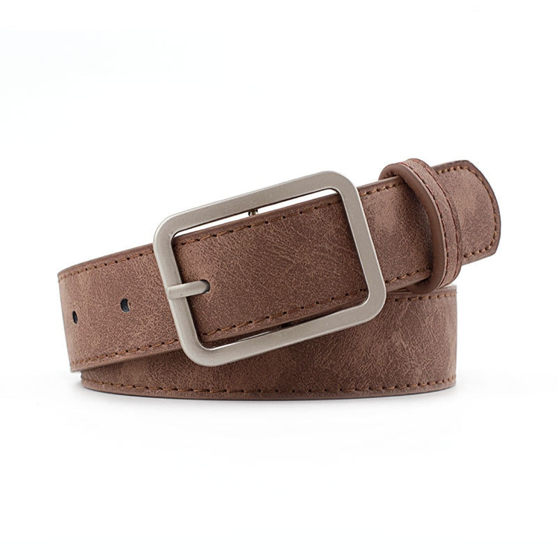 Ceinture à boucle rectangle - KoreanxWear