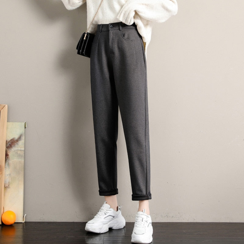 Pantalon en laine coréen - KoreanxWear