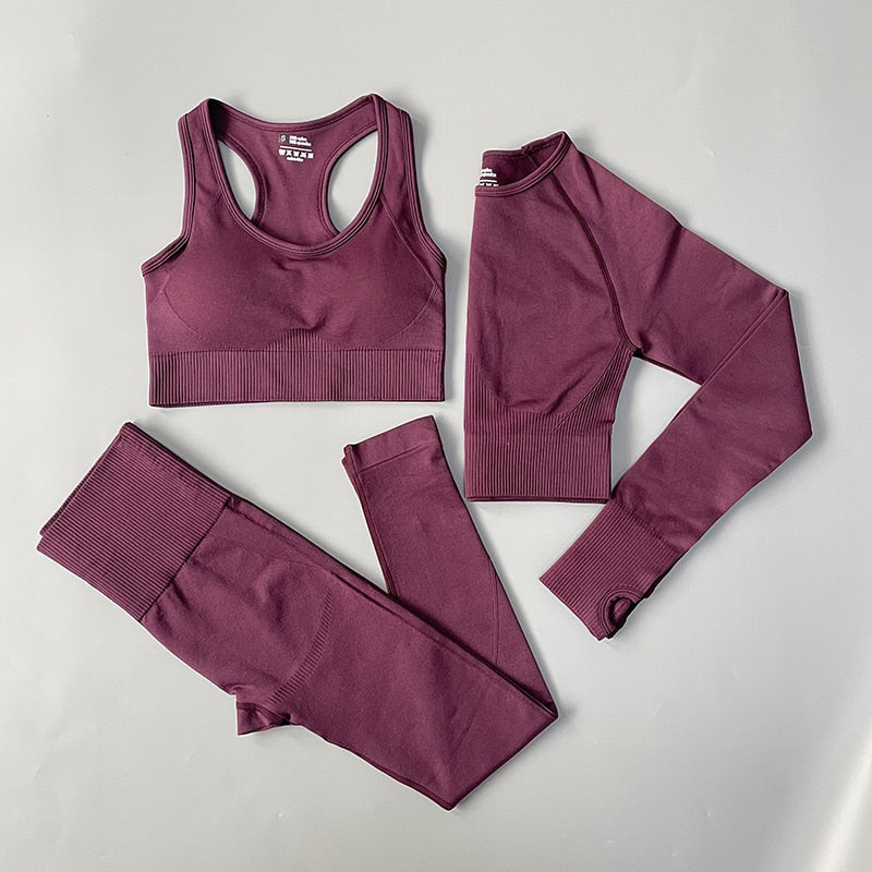 Ensemble de yoga coréen 4 pièces - KoreanxWear