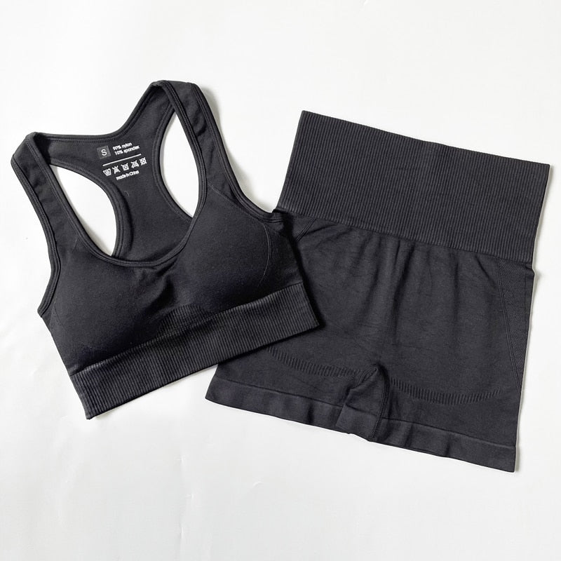 Ensemble de yoga coréen 4 pièces - KoreanxWear