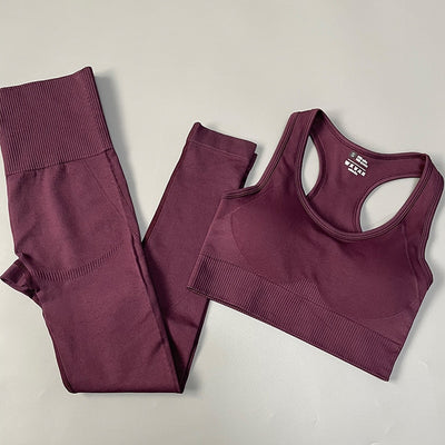 Ensemble de yoga coréen 4 pièces - KoreanxWear