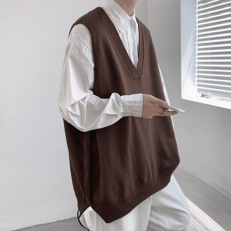 Sweat oversize sans manche - KoreanxWear