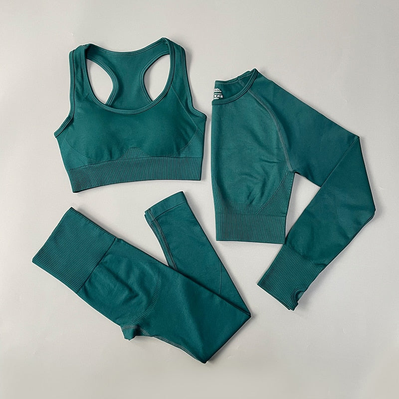 Ensemble de yoga coréen 4 pièces - KoreanxWear