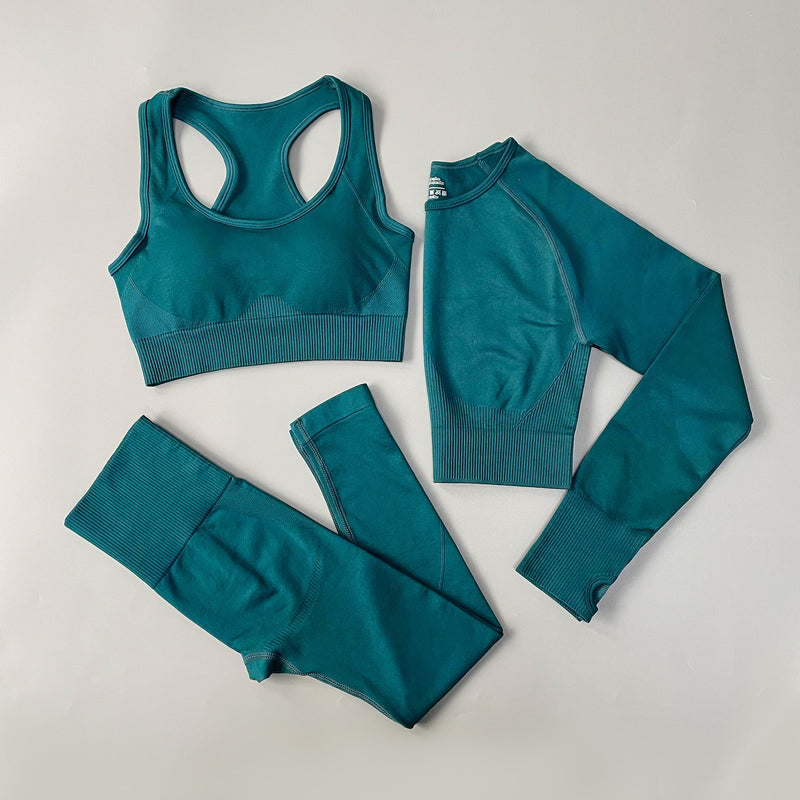 Ensemble de yoga coréen 4 pièces - KoreanxWear